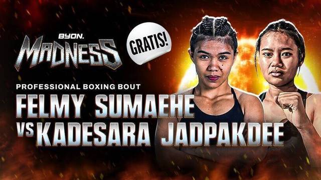 Felmy Sumaehe vs Kadesara Jadpakdee - Professional Boxing Bout - Full Match | Byon Madness 2025