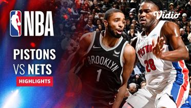 Detroit Pistons vs Brooklyn Nets - Highlights | NBA Regular Season 2023/24