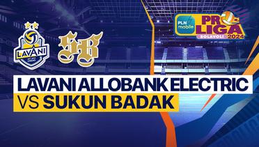 Putra: Jakarta Lavani Allobank Electric vs Kudus Sukun Badak - PLN Mobile Proliga 2024