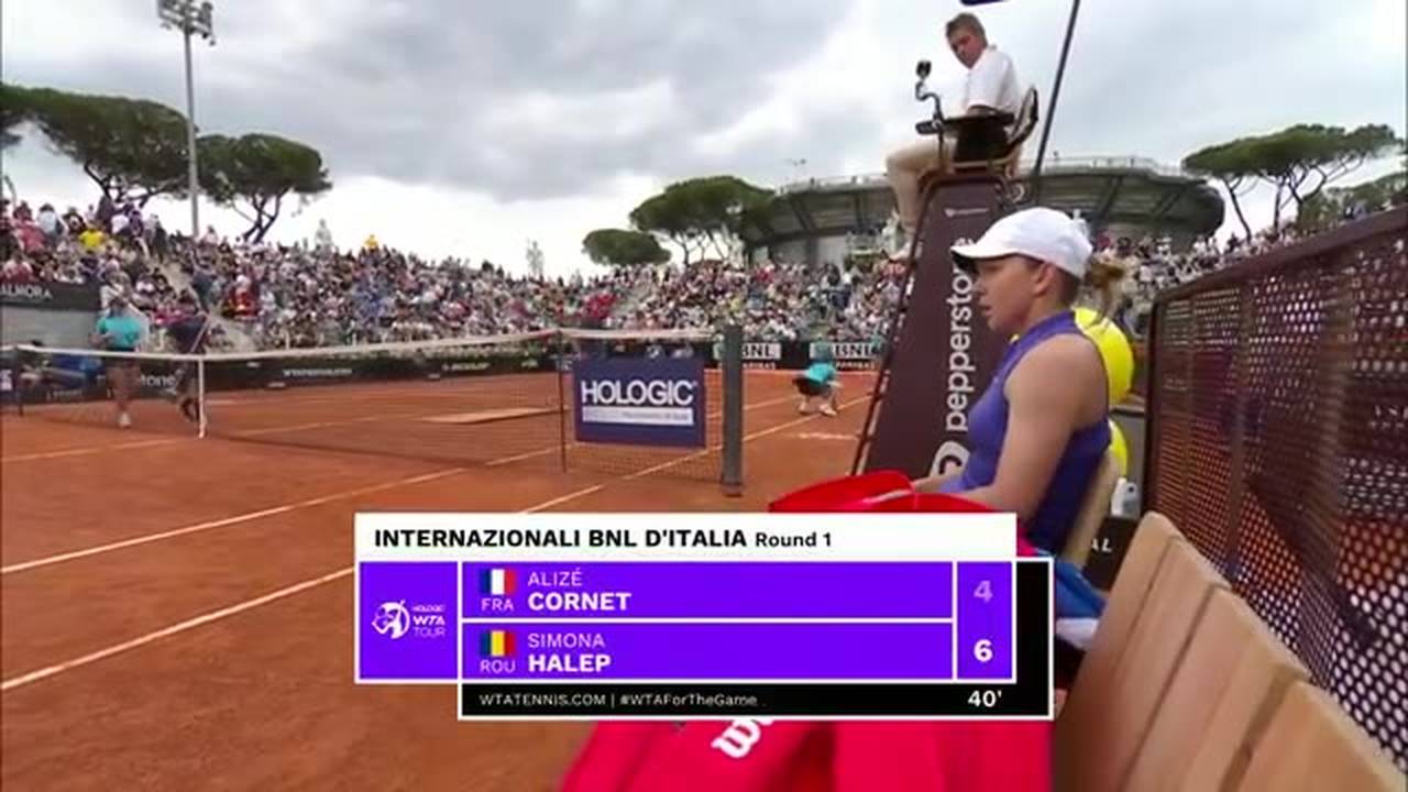 Match Highlights Simona Halep vs Alize WTA Internazionali