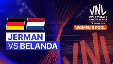 Jerman vs Belanda - Full Match | Women's Volleyball Nations League 2024