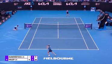 Match Highlights | Simona Halep vs Veronika Kudermetova | WTA Melbourne Summer 2022