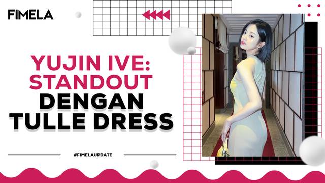 Tampak Elegan, Yujin Ive Sukses Bikin Jatuh Hati Dengan Dress Tulle
