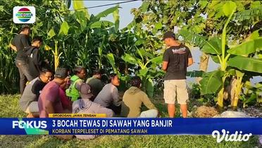 Akibat Sawah Banjir, 3 Anak Laki-Laki Tenggelam