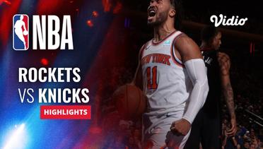 Houston Rockets vs New York Knicks - Highlights | NBA Regular Season 2023/24