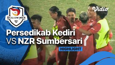 Highlight - Persedikab Kediri 0 vs 1 NZR Sumbersari | Liga 3 2021/2022