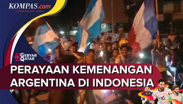 Fans Argentina Di Indonesia Rayakan Argentina Juara Piala Dunia