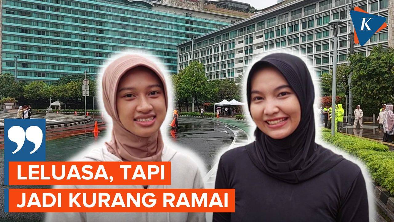 Ini Kata Warga soal Pedagang Dilarang Jualan di Car Free Day Jakarta