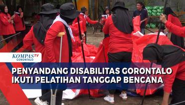 Puluhan Penyandang Disabilitas Gorontalo Terima Pelatihan Tanggap Bencana
