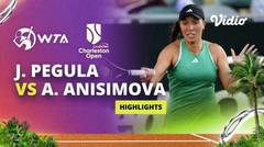 Jessica Pegula vs Amanda Anisimova - Highlights | WTA Credit One Charleston Open 2024