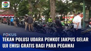 Jelang Sanksi Uji Emisi Kendaraan, Pemkot Jakarta pusat Gelar Uji Emisi Gratis bagi Pegawai | Fokus