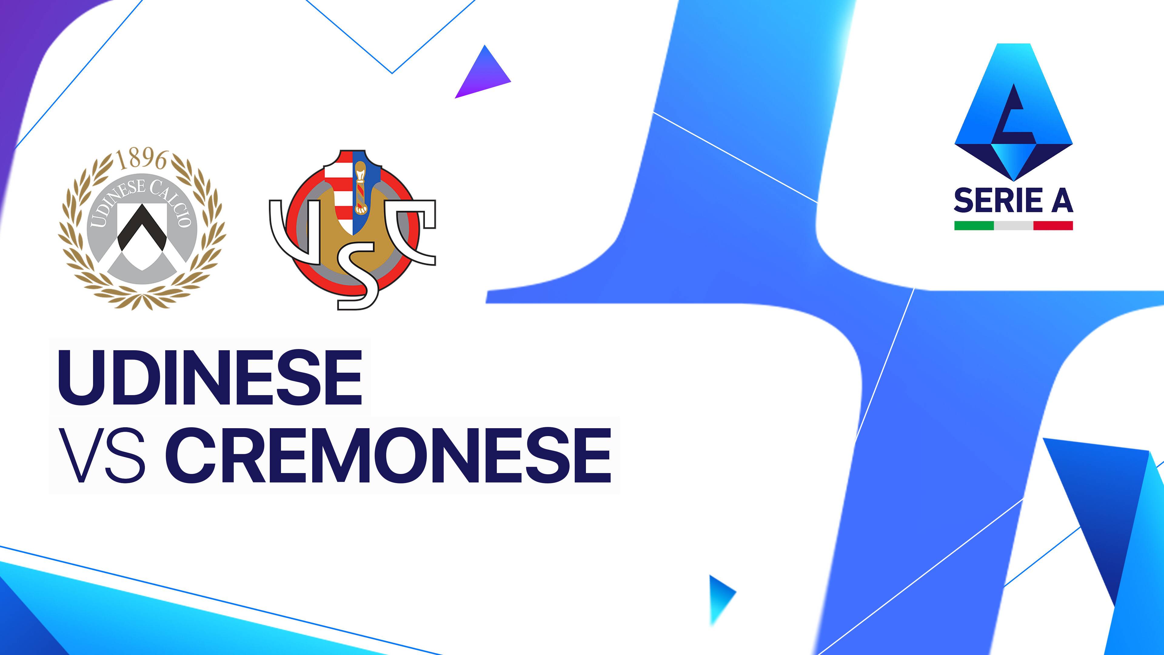 Udinese Calcio vs Cremonese