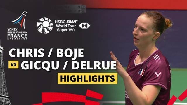 Mathias Christiansen/Alexandra Boje (DEN) vs Thom Gicquel/Delphine Delrue (FRA) - Highlight | YONEX French Open 2025