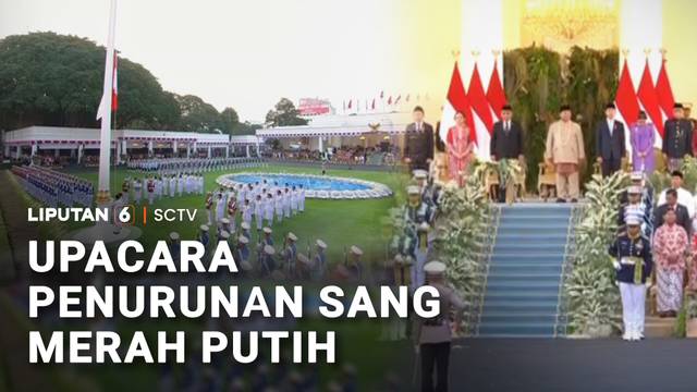 Khidmatnya Upacara Penurunan Sang Merah Putih | Liputan 6