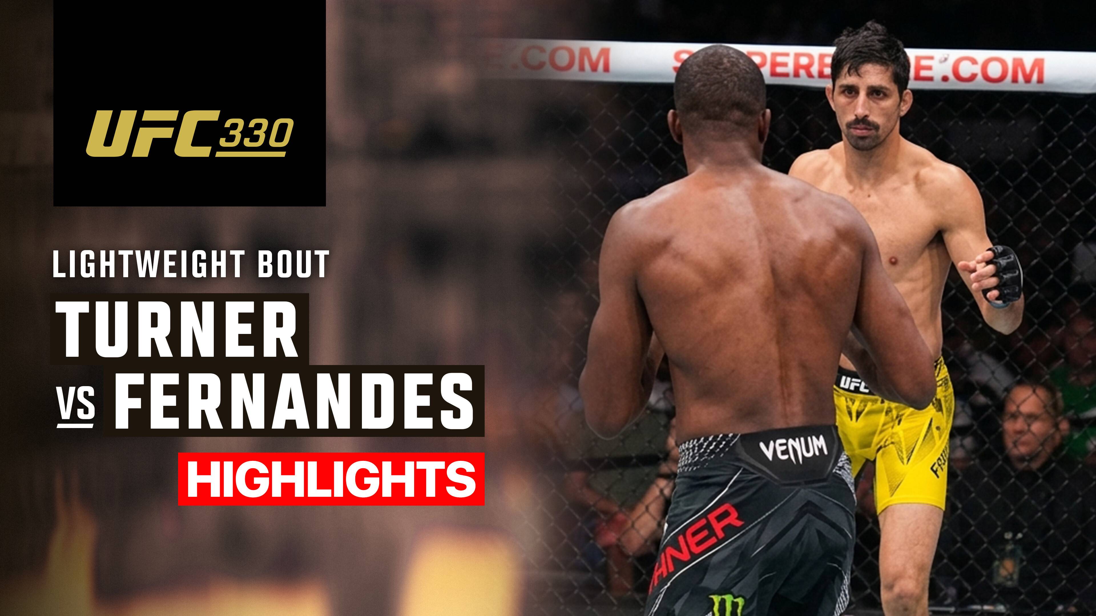 Jalin Turner vs Kaue Fernandes - Lightweight | UFC 330