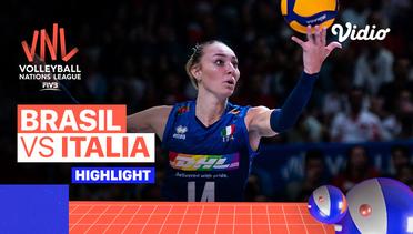 Match Highlights | Final: Brasil vs Italia | Women's Volleyball Nations League 2022