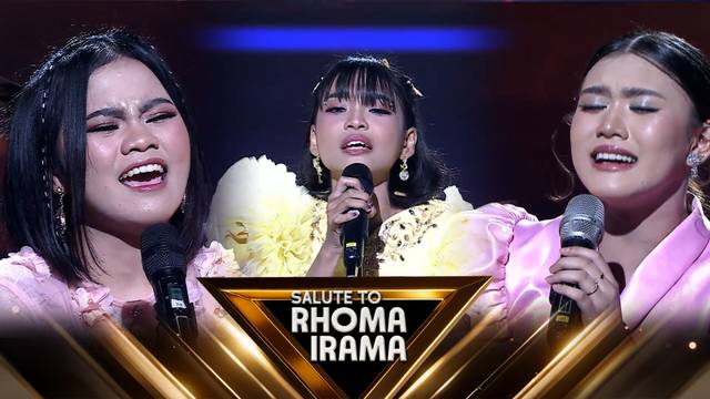 Anggun & Syahdu! Trio Cantik Syaqirah-Mutia-Sridevi Curi Perhatian Malam Ini! | Salute To Rhoma Irama