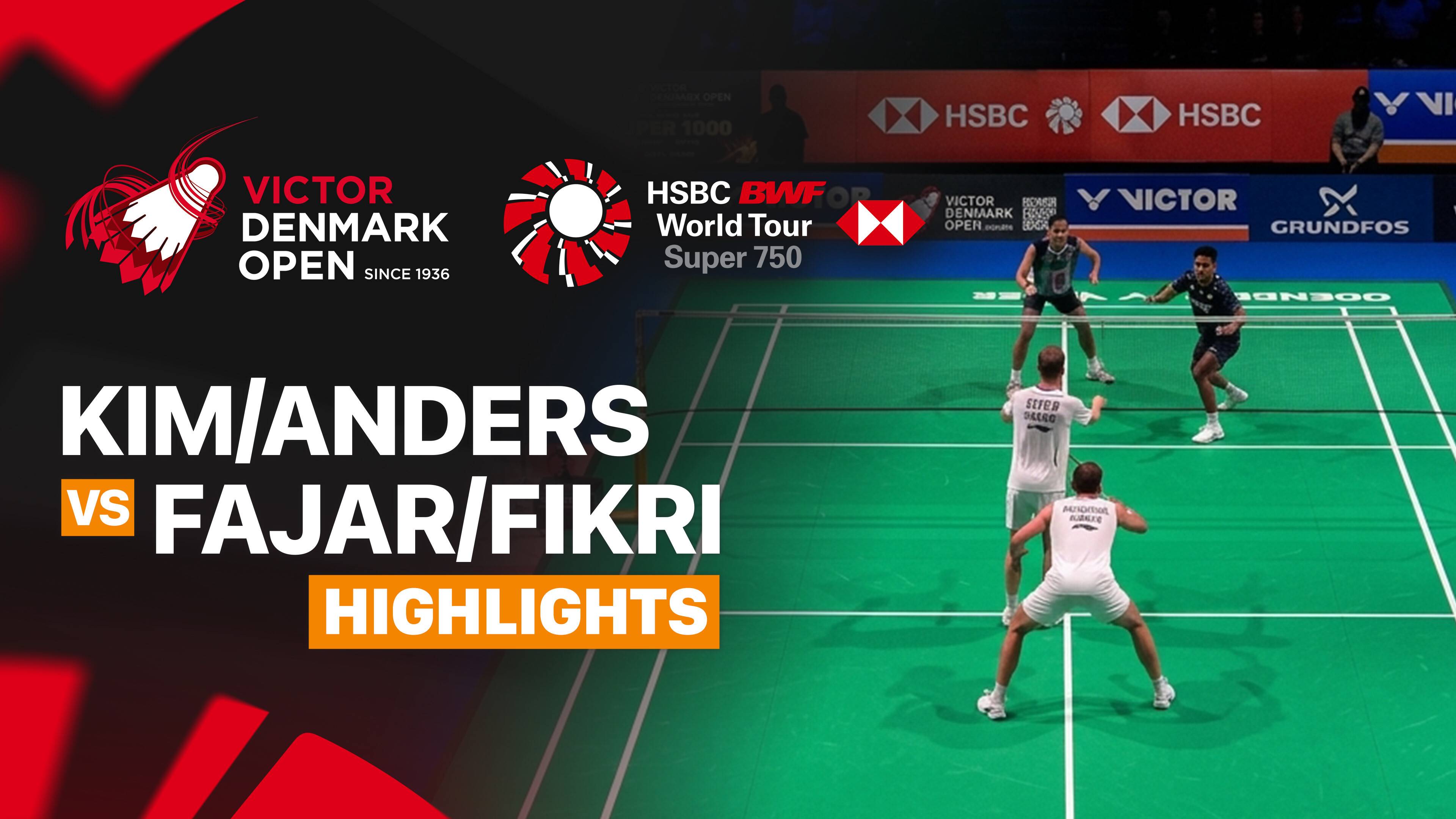 Kim Astrup/Anders Skaarup Rasmussen (DEN) vs Fajar Alfian/Muhammad Shohibul Fikri (INA) - Men's Doubles Round of 32 | VICTOR Denmark Open 2026