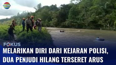 Niat Lari dari Kejaran Polisi, Dua Pelaku Judi Justru Hilang Terseret Arus Sungai | Fokus