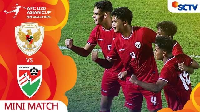Indonesia vs Maldives - Mini Match | AFC U20 Asian Cup 2025 Qualifiers