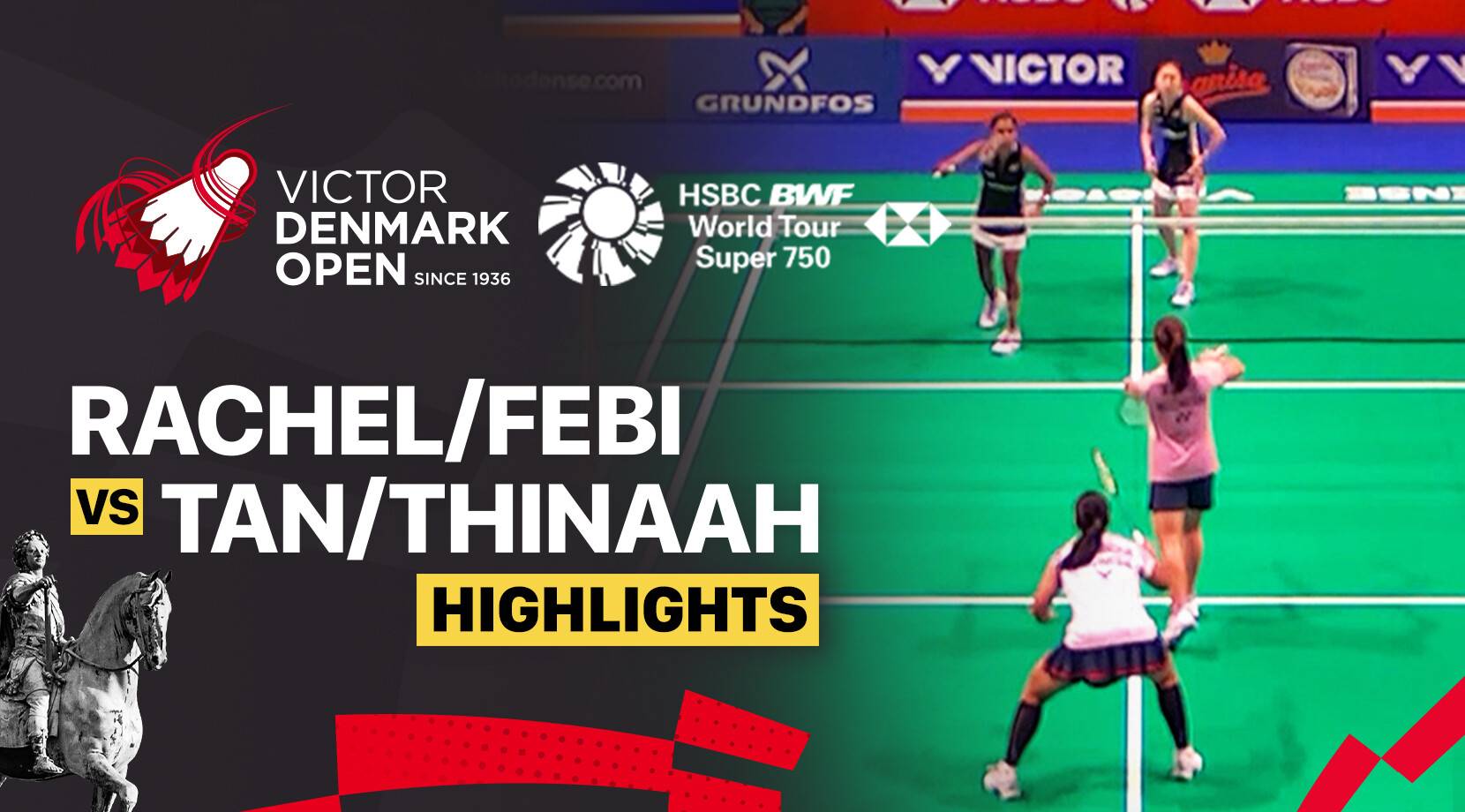 Rachel Allessya Rose/Febi Setianingrum (INA) vs Pearly Tan/Thinaah Muralitharan (MAS) - Women's Doubles Round of 32 | VICTOR Denmark Open 2025