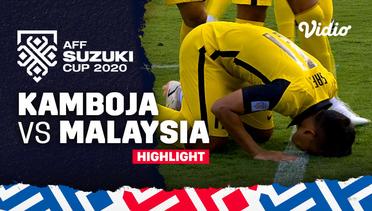 Highlight - Kamboja vs Malaysia | AFF Suzuki Cup 2020