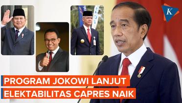 Survei Litbang Kompas Elektabilitas Capres Naik Jika Lanjutkan Program Jokowi