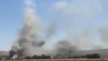 VIDEO: Militer Suriah Serang Depo Minyak Milik Oposisi, 14 Tewas