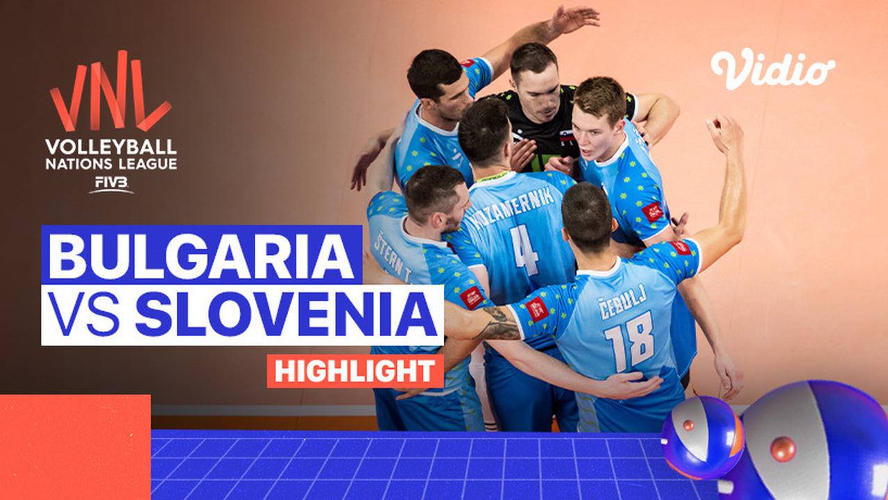 Match Highlights | Bulgaria vs Slovenia | Men's Volleyball Nations