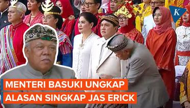 Ini Alasan Menteri PUPR Basuki Singkapkan Jas Erick Thohir  dalam Acara HUT ke-78 RI