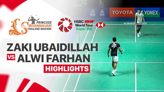 Moh. Zaki Ubaidillah (INA) vs Alwi Farhan (INA) - Highlight | PRINCESS SIRIVANNAVARI Thailand Masters 2026
