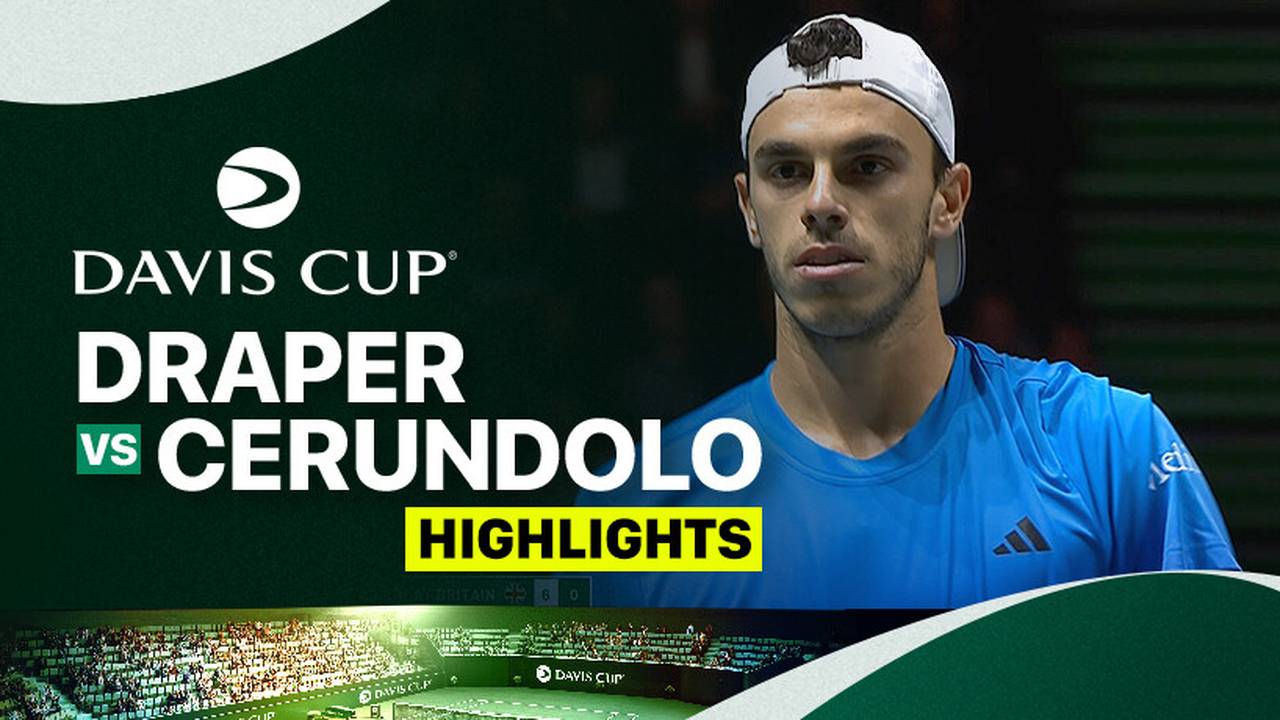Jack Draper (GBR) vs Francisco Cerundolo (ARG) - Highlights | Davis Cup ...