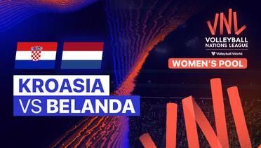 Full Match | Kroasia vs Belanda | Women’s Volleyball Nations League 2023