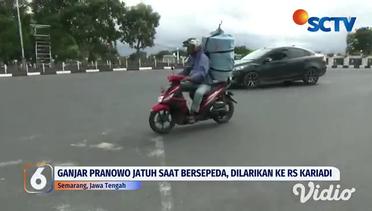 Ganjar Pranowo Jatuh Saat Bersepeda