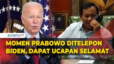 Momen Prabowo Subianto Ditelepon Presiden Amerika Serikat Joe Biden, Dapat Ucapan Selamat