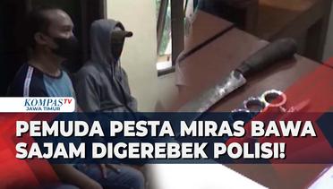 Video Polisi Bekuk Pemuda Bawa Sajam Saat Pesta Miras di Jember Viral Di Medsos