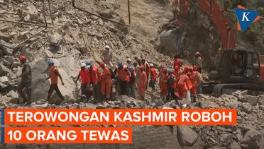 Terowongan Kashmir India Runtuh, 10 Pekerja Tewas