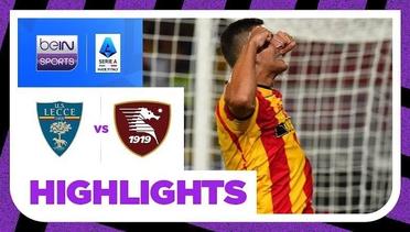 Lecce vs Salernitana - Highlights | Serie A 2023/2024