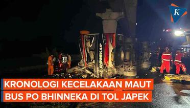 Kronologi Kecelakaan Bus Bhineka di Tol Jakarta-Cikampek yang Tewaskan 6 Orang