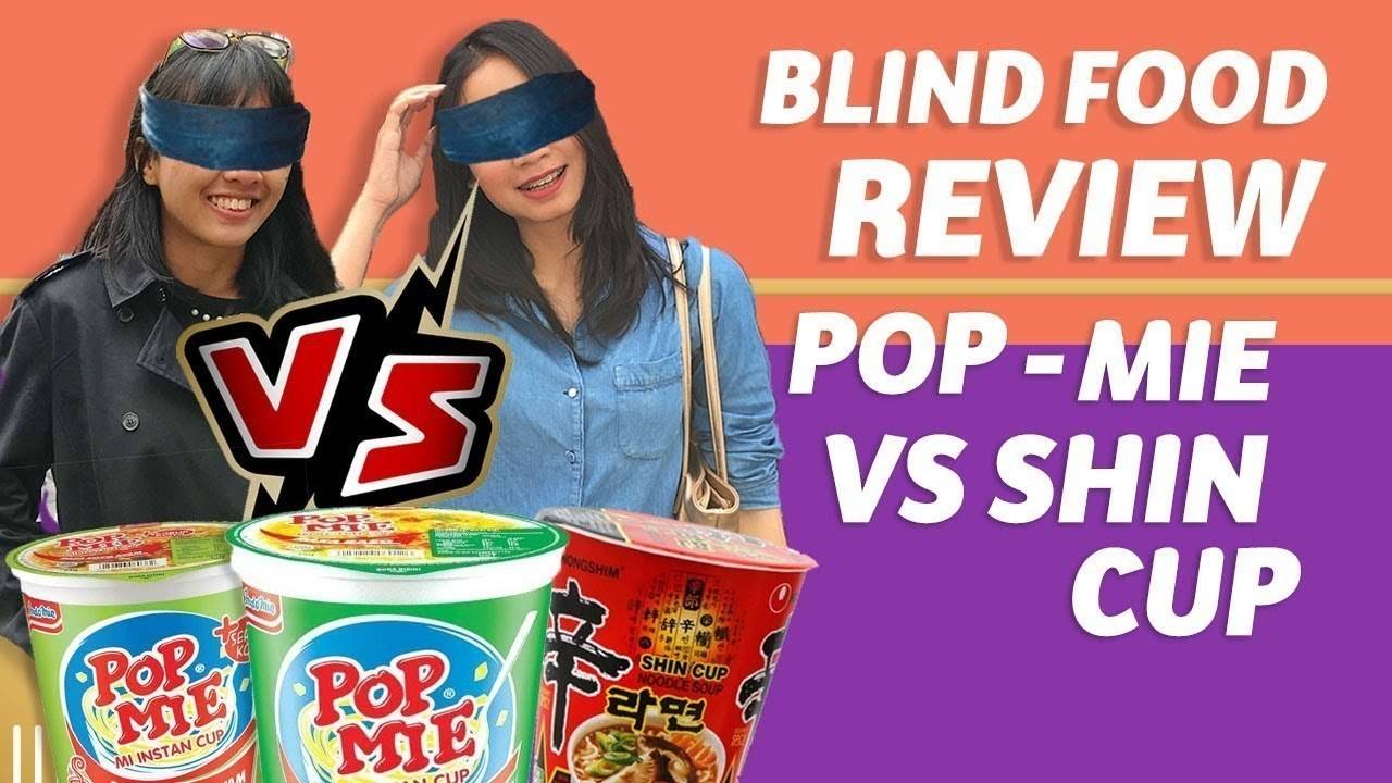 BLIND FOOD CHALLENGES POP MIE | Vidio
