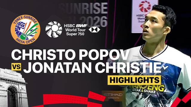 Christo Popov (FRA) vs Jonatan Christie (INA) - Highlight | YONEX-SUNRISE India Open 2026