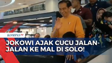 Ajak Cucu Jalan-Jalan ke Mal di Solo, Presiden Jokowi Diajak Warga Berfoto Bersama!