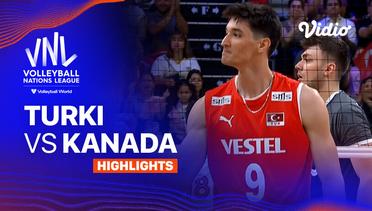 Turki vs Kanada - Highlights | Men's Volleyball Nations League 2024