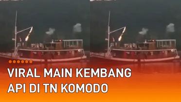 Viral Wisatawan Main Kembang Api di Pulau Kalong TN Komodo, Dikecam Warganet