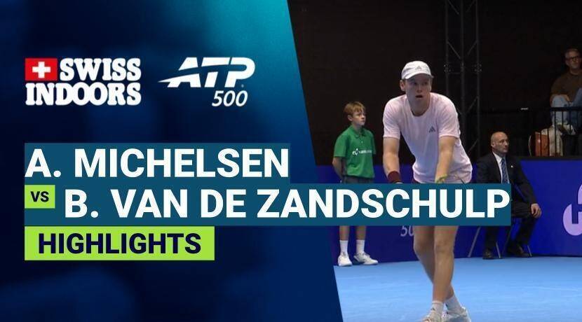 Alex Michelsen vs Botic van de Zandschulp - Round 1 (IWB Court 1) | ATP 500: Swiss Indoors Basel 2026