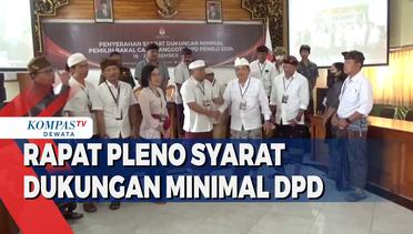 Rapat Pleno Syarat Dukungan Minimal DPD