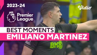 Aksi Emiliano Martinez | Everton vs Aston Villa | Premier League 2023/24