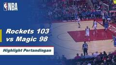 NBA | Cuplikan Hasil Pertandingan - Rockets 103 vs Magic 98