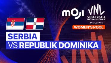 Serbia vs Republik Dominika - Full Match | Women's Volleyball Nations League 2024