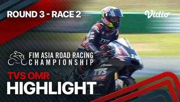 Highlights | Asia Road Racing Championship 2023: TVS OMR Round 3 - Race 2 | ARRC